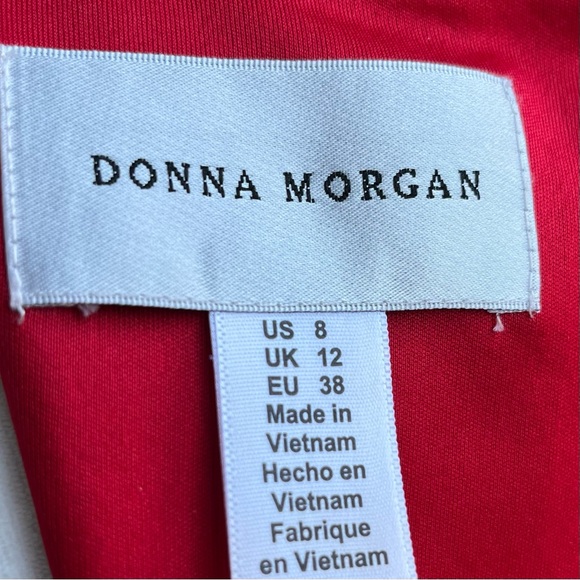 •Donna Morgan• A-Line Dress with Bow Detail - Size 8 - Picture 2 of 9